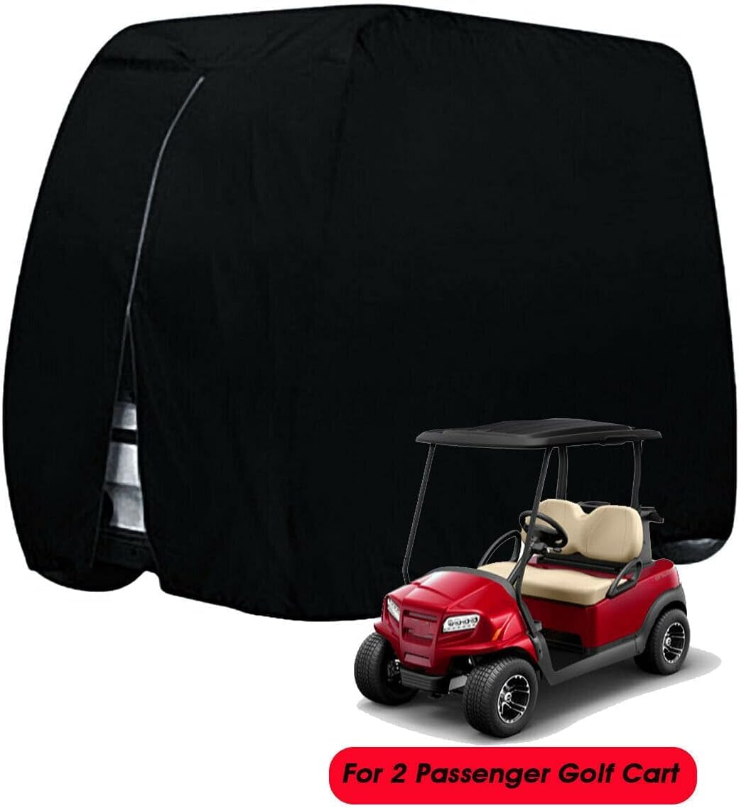 2-Passenger Waterproof Golf Buggy Cart Cover Heavy Duty Outdoor for Yamaha EZ Go 240x110x165cm