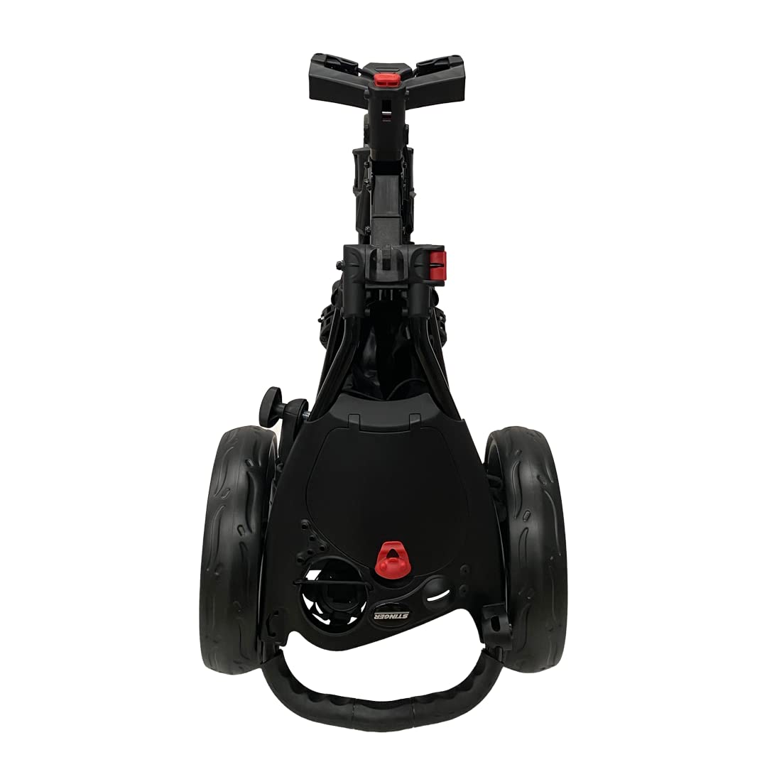 High Performance Golf Cart with 360-Degree Swivel Front Wheel,One-Click Folding.