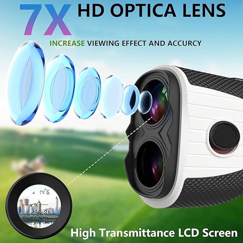 Golf Rangefinder, 7X Magnification.