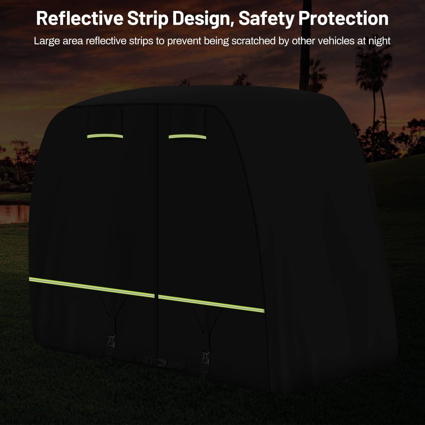 Cover Fits EZGO, Club Car, Yamaha Most 4 Passenger/ 2 Passenger Golf Cart.
