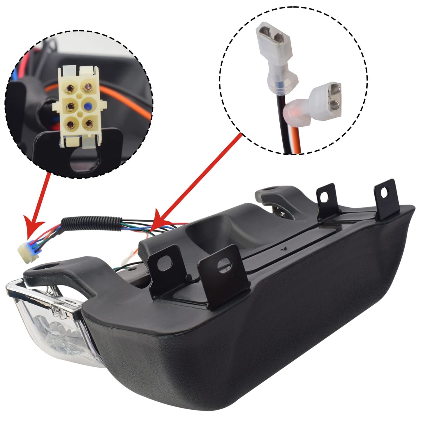 Golf Cart LED Taillight Kit for Club Car Precedent 2004-Up & Tempo 2018-Up Models.