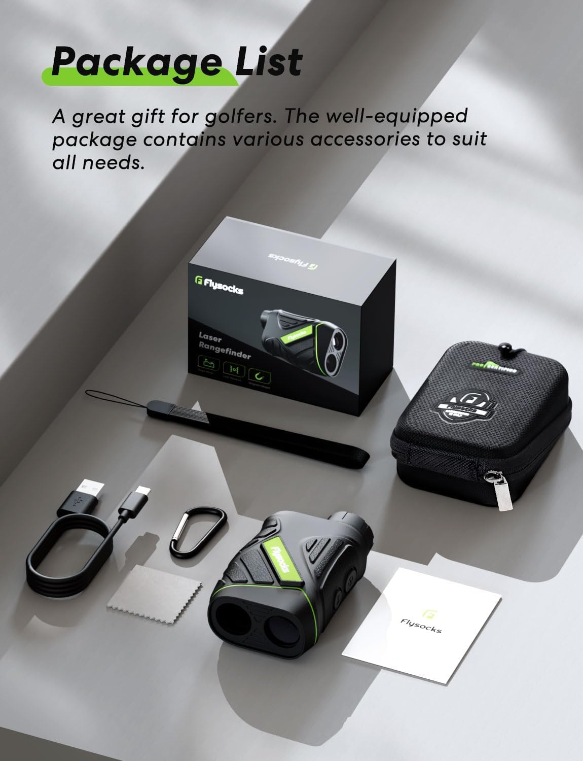 Golf Rangefinder with Slope, 1200 Yards Laser Range Finder, 7X Magnification, Rechargeable.