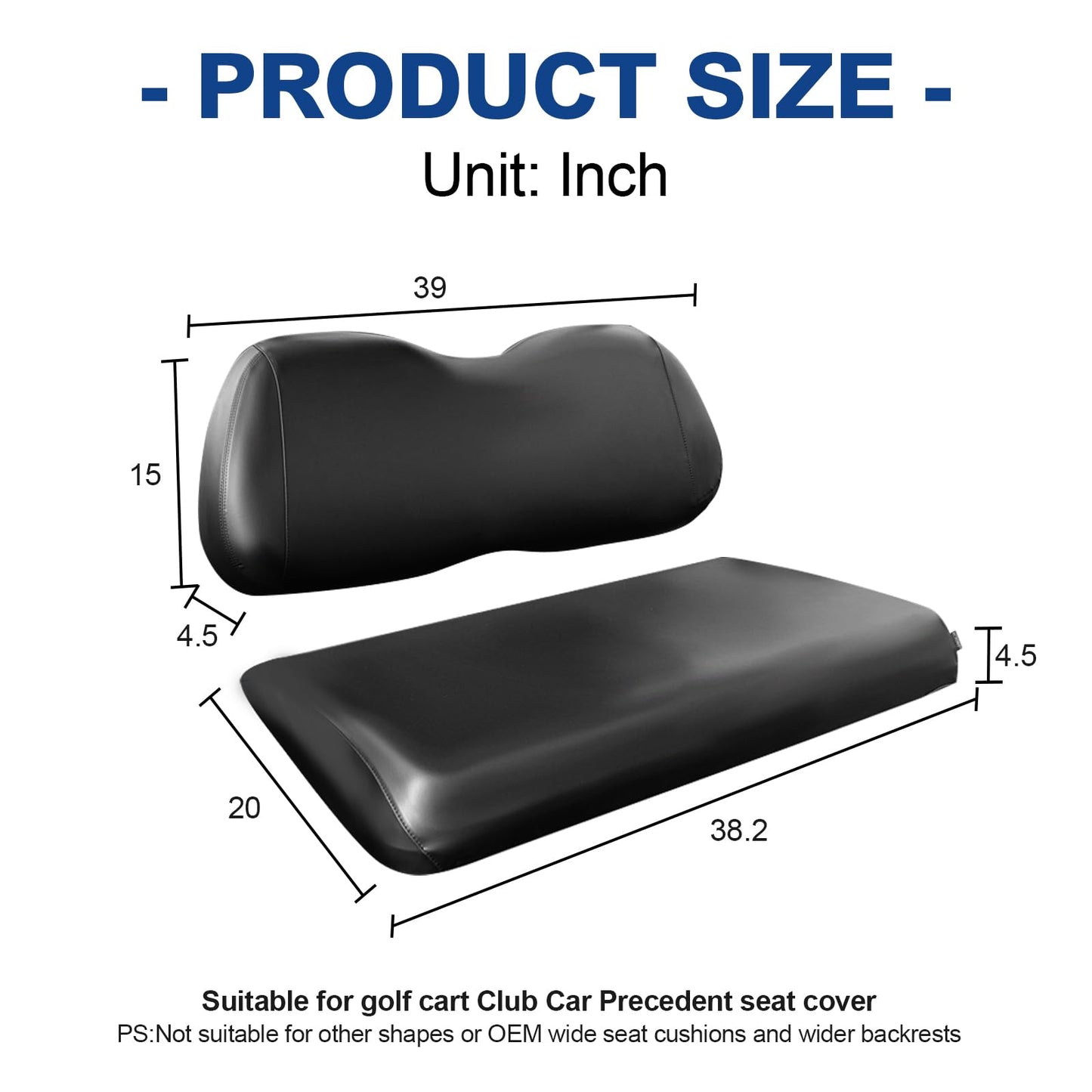 Golf Cart Seat Covers Fit Club Car Precedent.