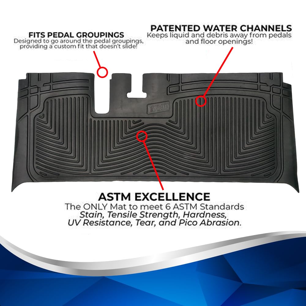 Golf Cart Floor Mat, New & Improved, 8mm Thick.