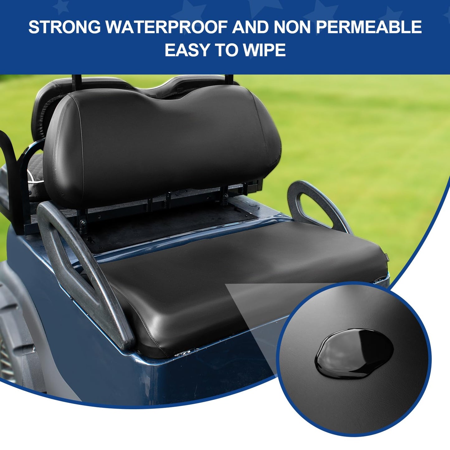 Golf Cart Seat Covers Fit Club Car Precedent.