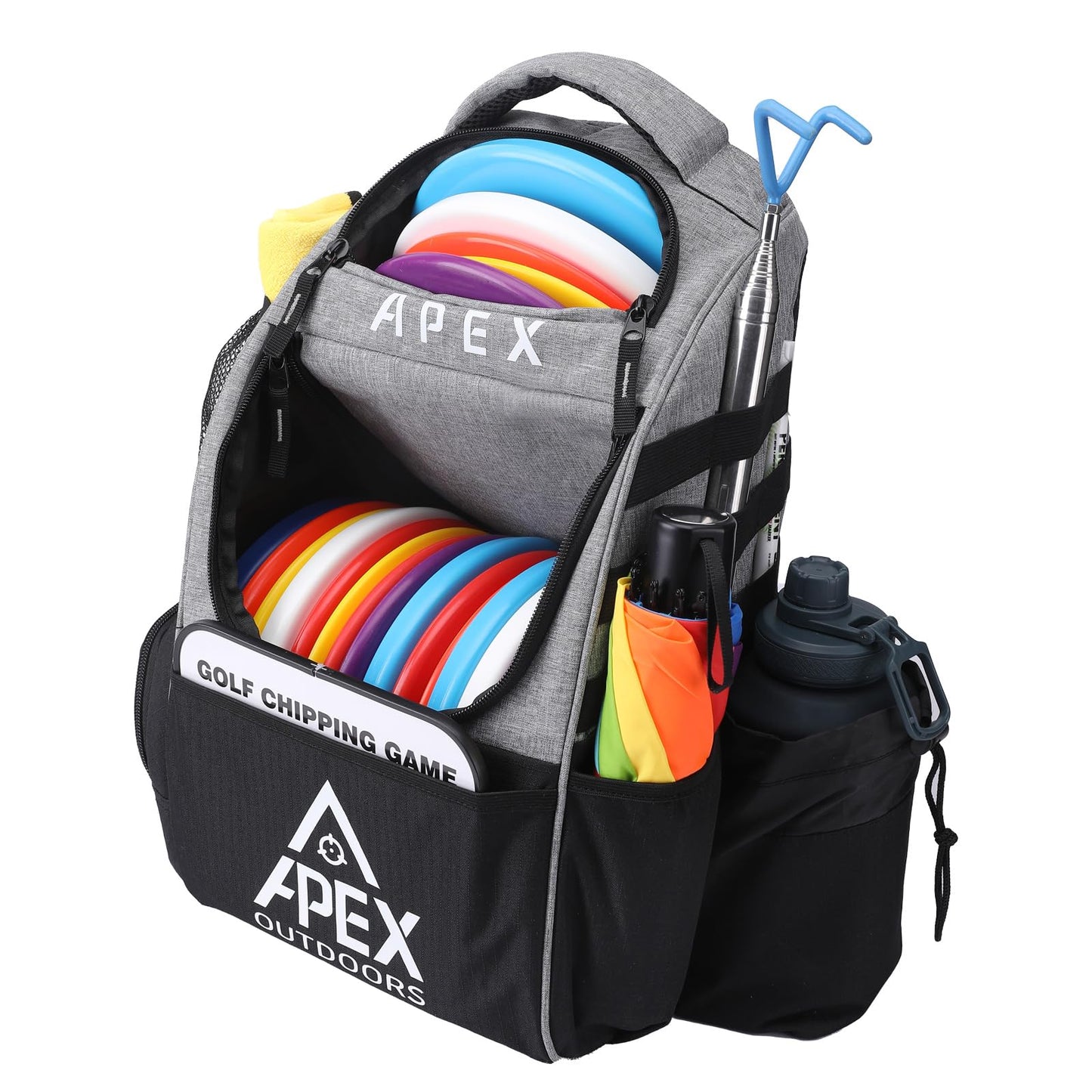 Disc Golf Backpack with 21+ Disc Capacity, Durable & Lightweight with Multiple Storage Pockets.
