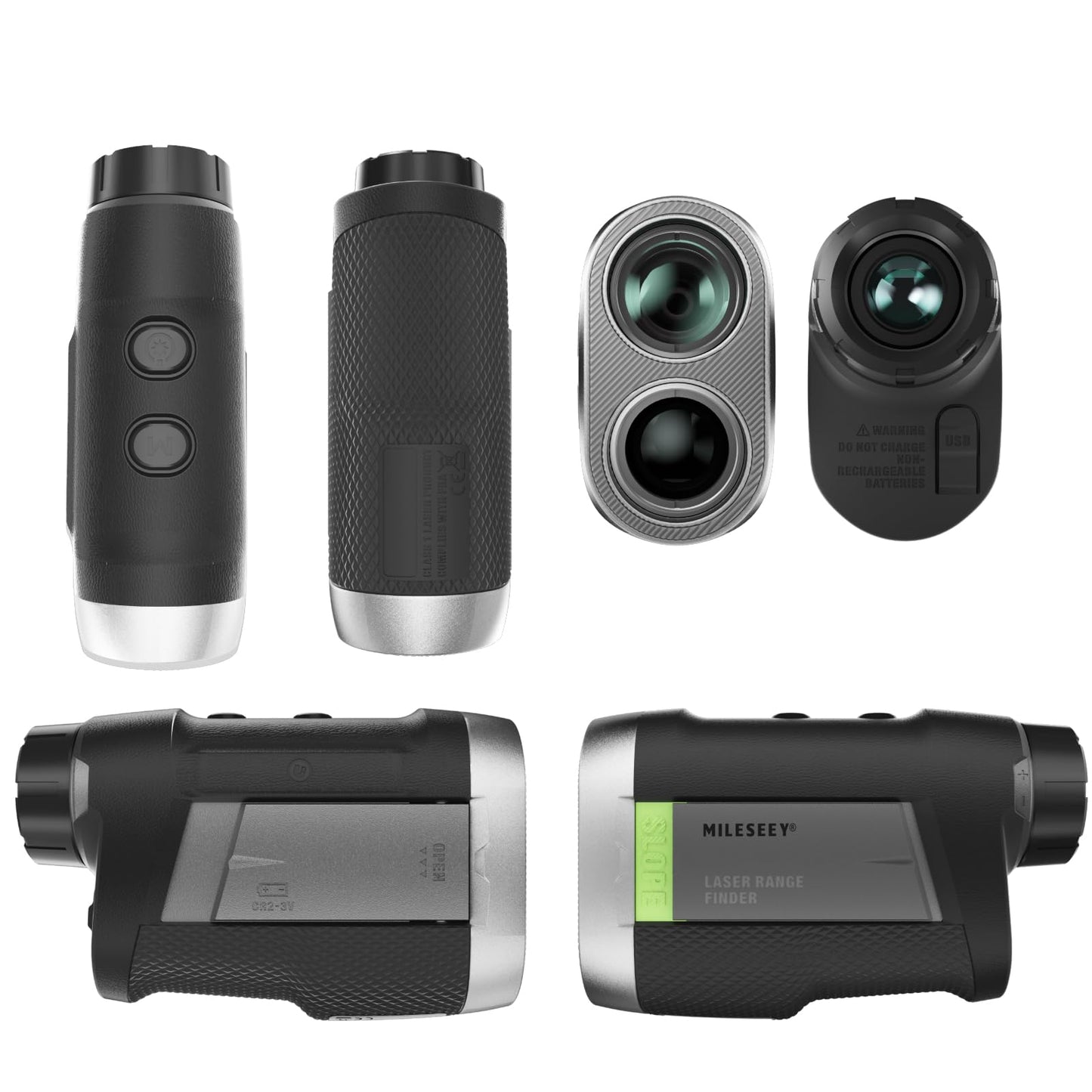 Golf RangeFinder with Slope On/Off Switch, Magnetic Range Finder Golf 1100Yds Flag Lock.