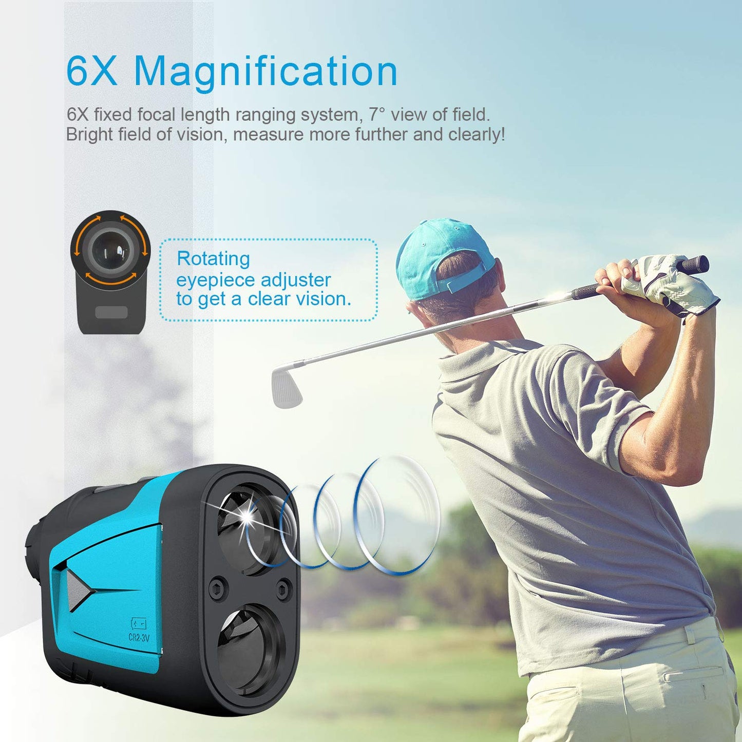 Professional Precision 660Yards Golf Range Finder.