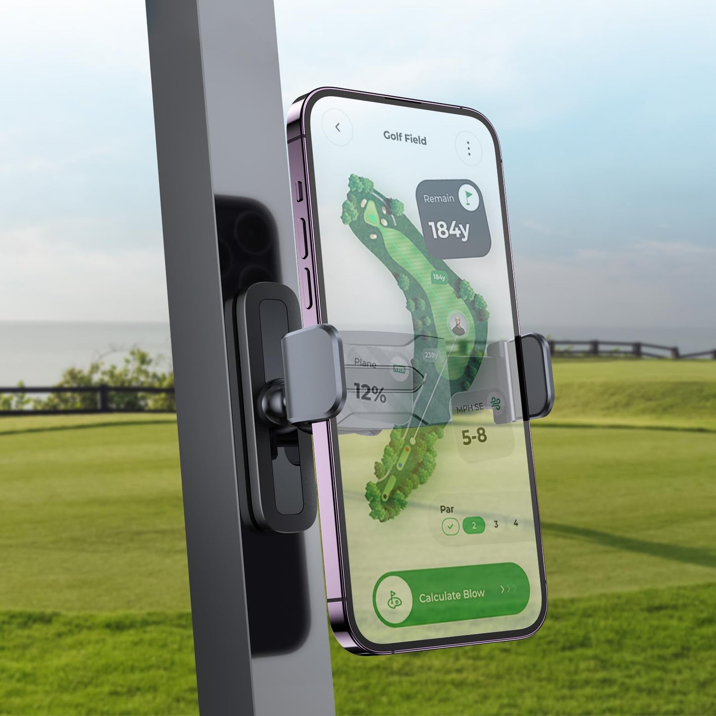 Golf Cart Phone Holder.