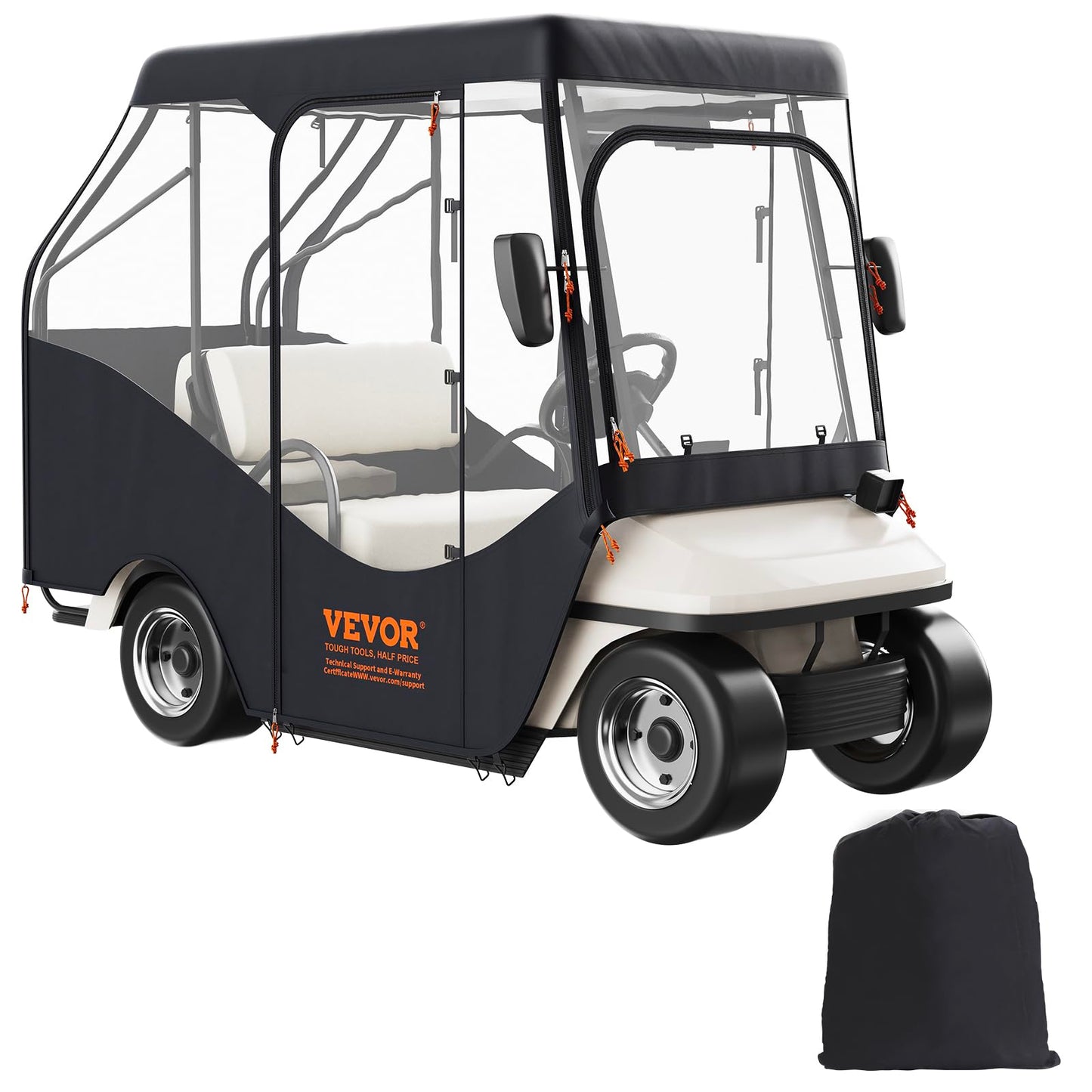 Golf Cart Cover. Universal Fits for Most Brand Carts.