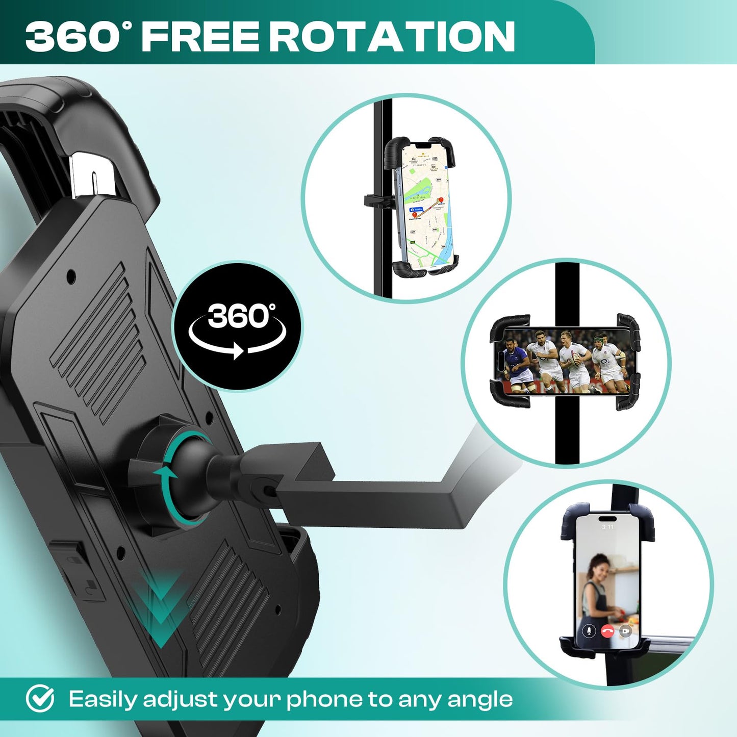 Golf Cart Phone Holder.