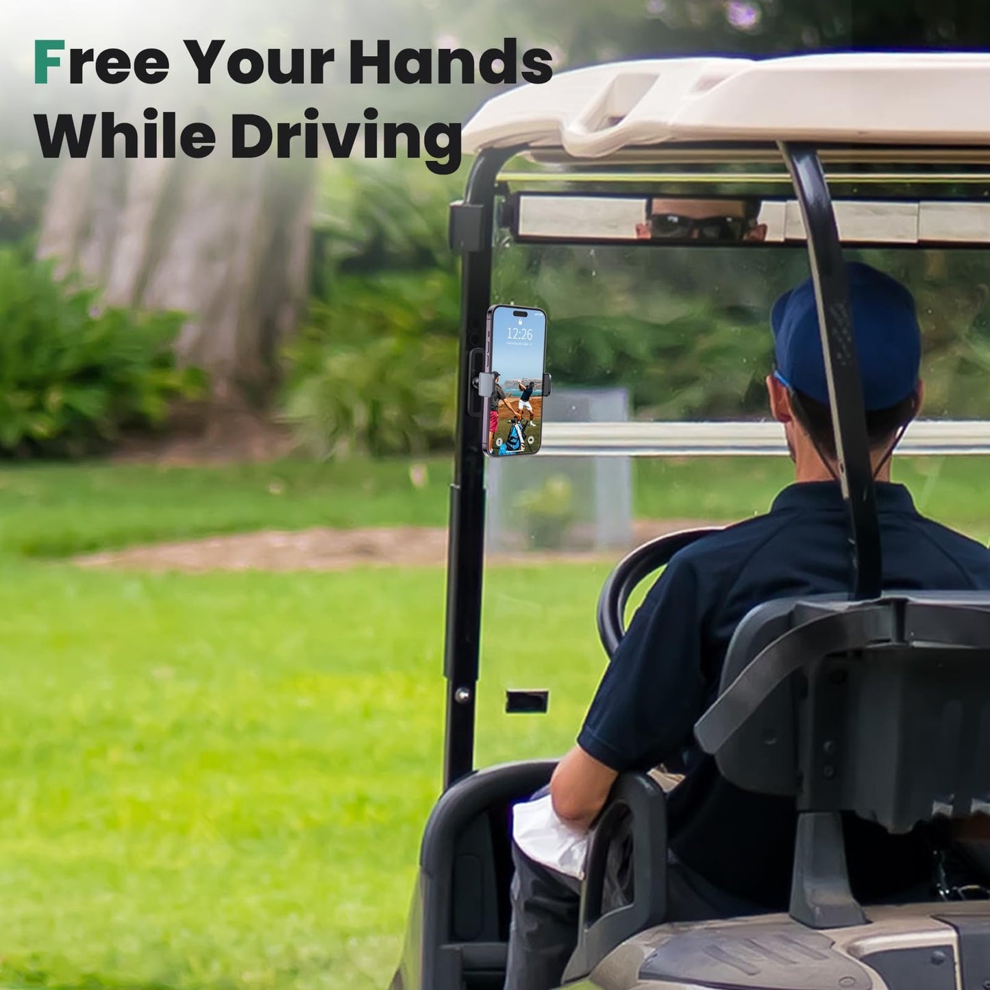 Golf Cart Phone Holder.