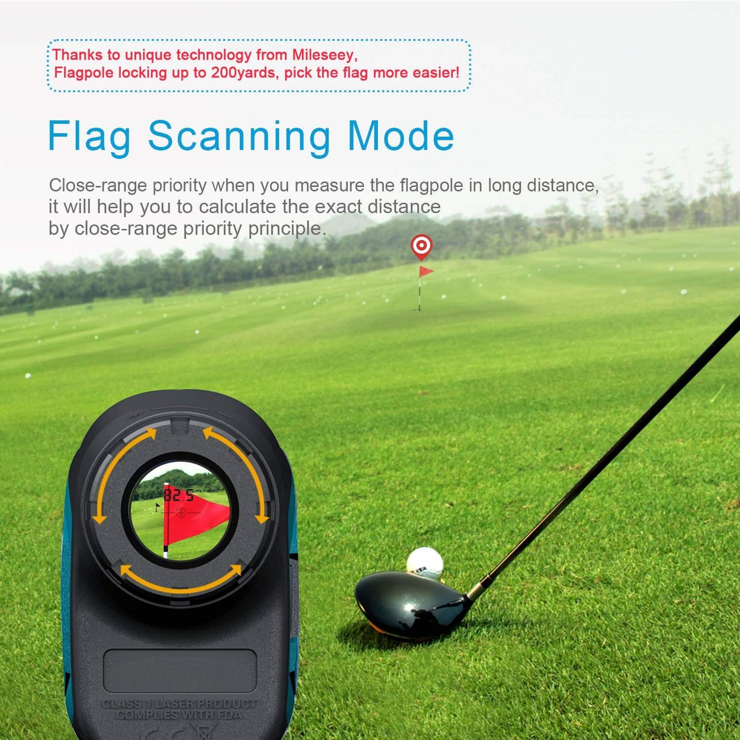 Professional Precision 660Yards Golf Range Finder.