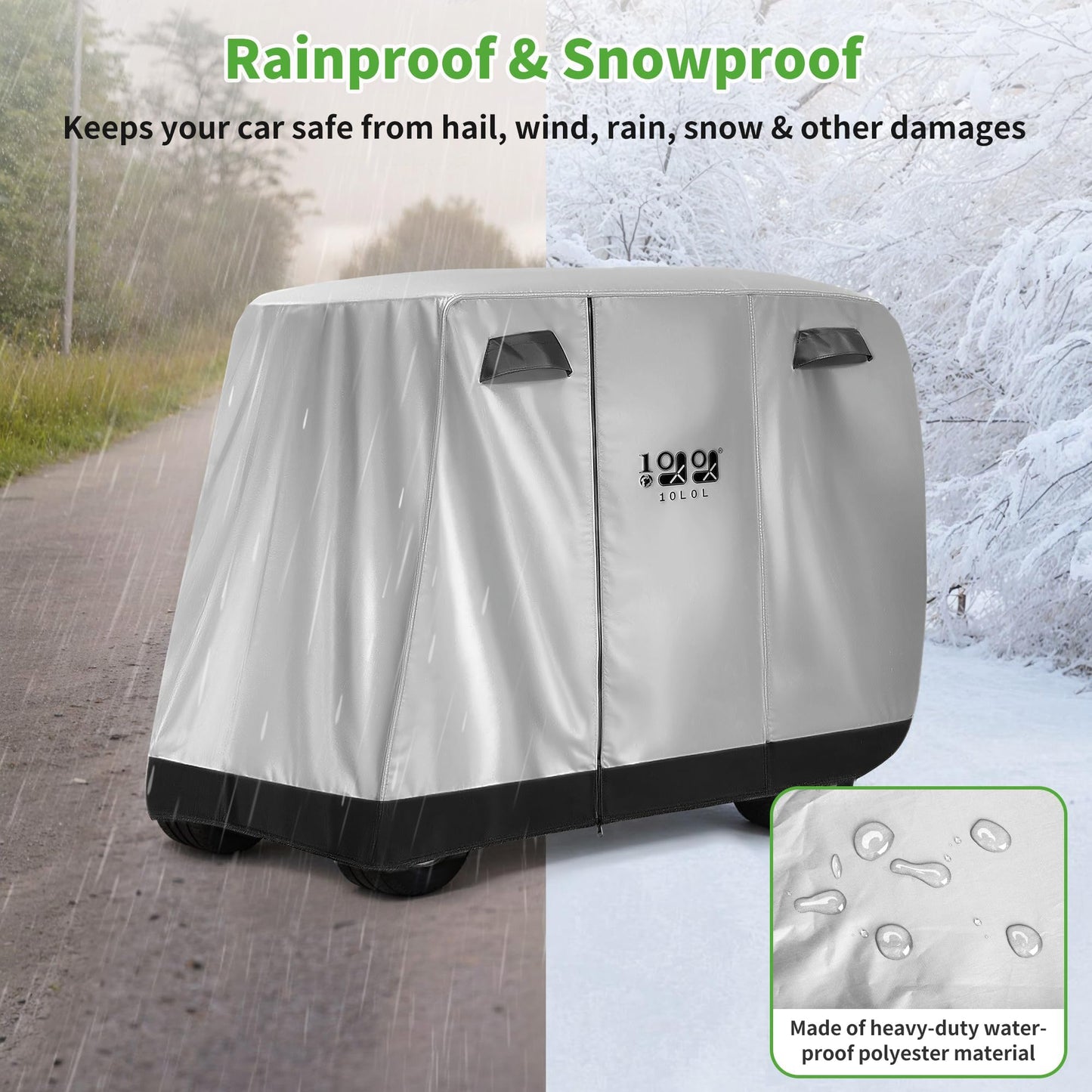 Golf Cart Covers Universal for Yamaha EZGO Club Car.