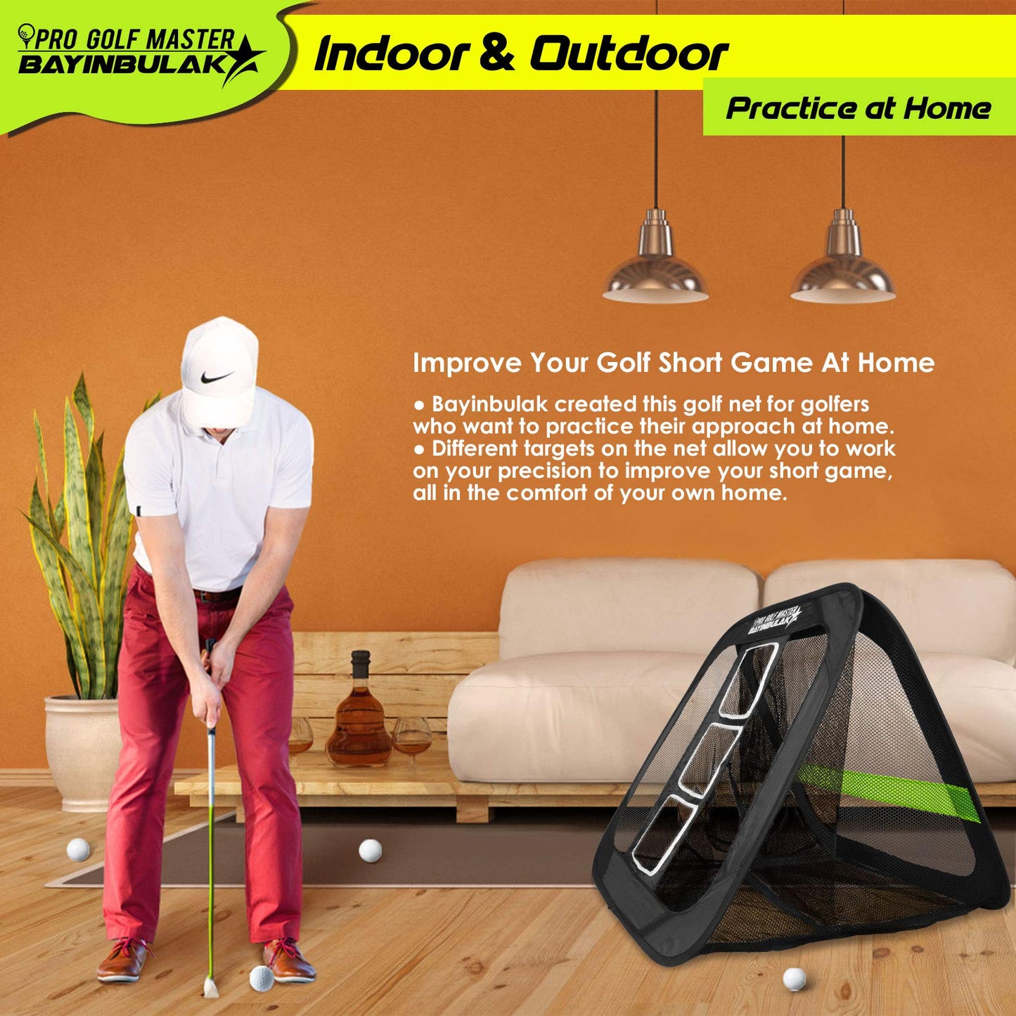 Golf Chipping Practice Net.
