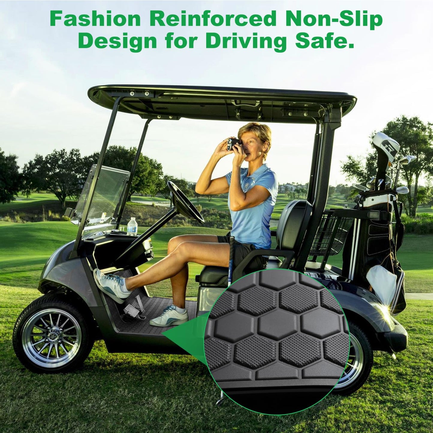 Yamaha Drive2 Golf Cart Floor Mat.