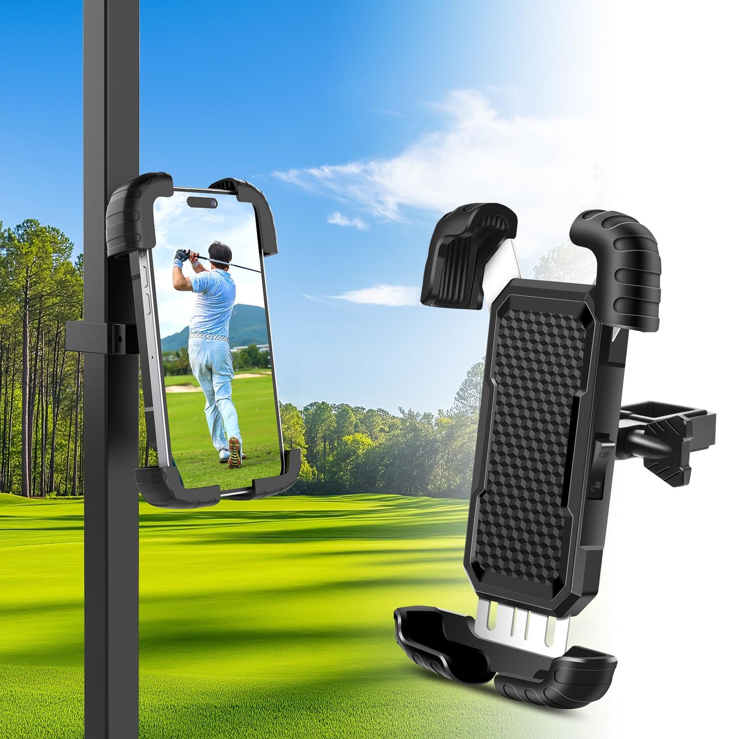 Golf Cart Phone Holder.