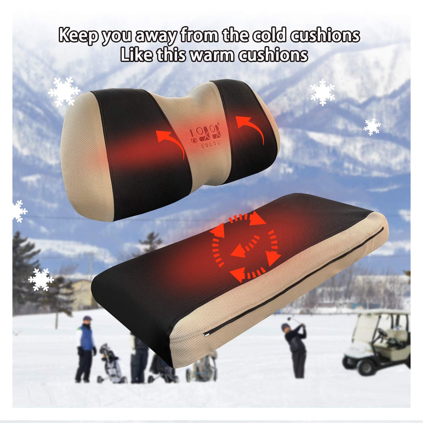 Seat Cover Fits Yamaha G29 Drive 2007-2016 and 2017+ Drive 2 Club Car Precedent DS.