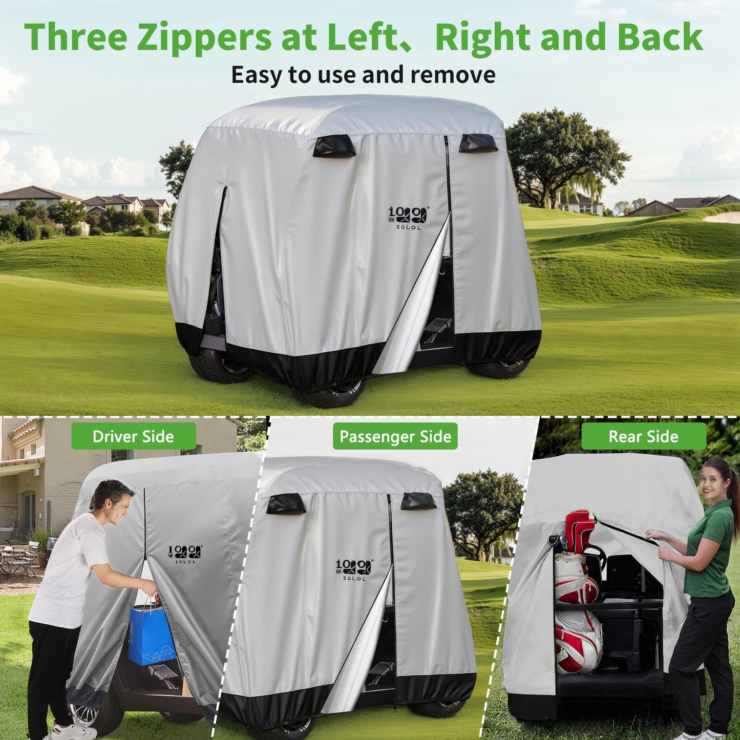Golf Cart Covers Universal for Yamaha EZGO Club Car.