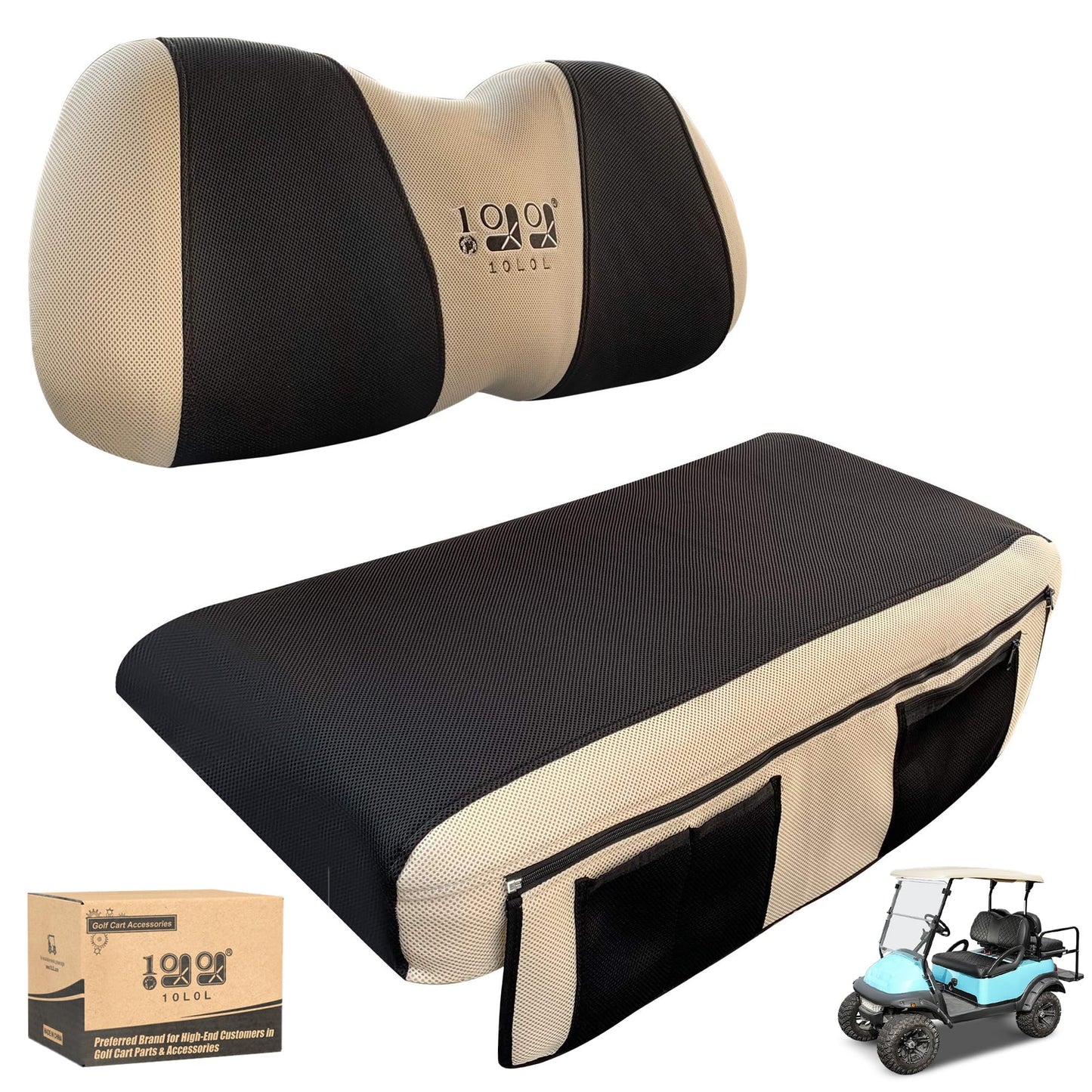Seat Cover Fits Yamaha G29 Drive 2007-2016 and 2017+ Drive 2 Club Car Precedent DS.