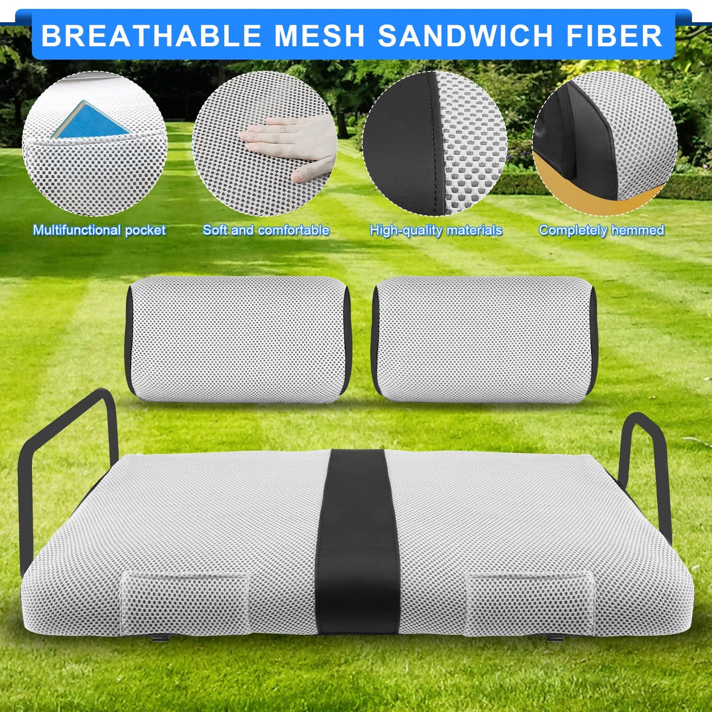 Golf Cart Seat Covers For Yamaha G2 G8 G9 G16 G19 G22.