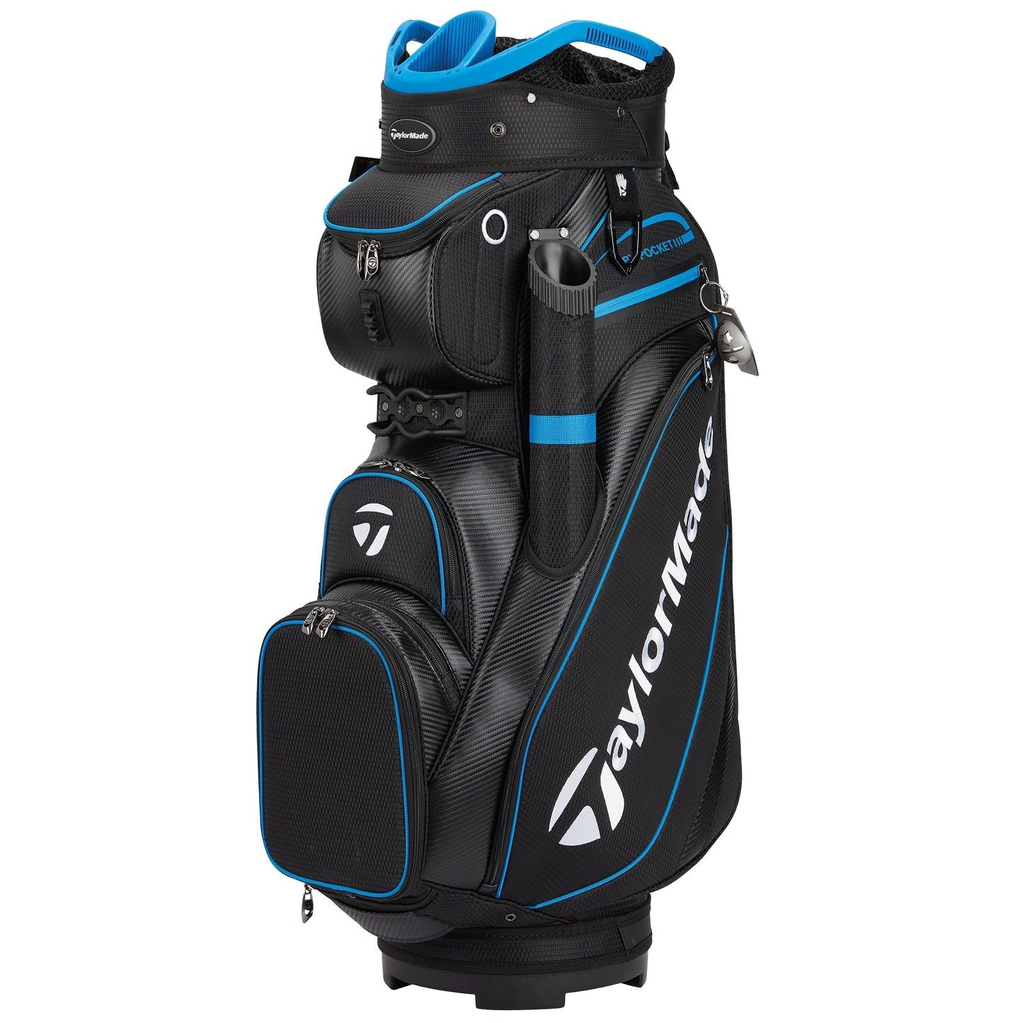 TaylorMade TM23 Premium Cart Golf Bag, Black/Blue
