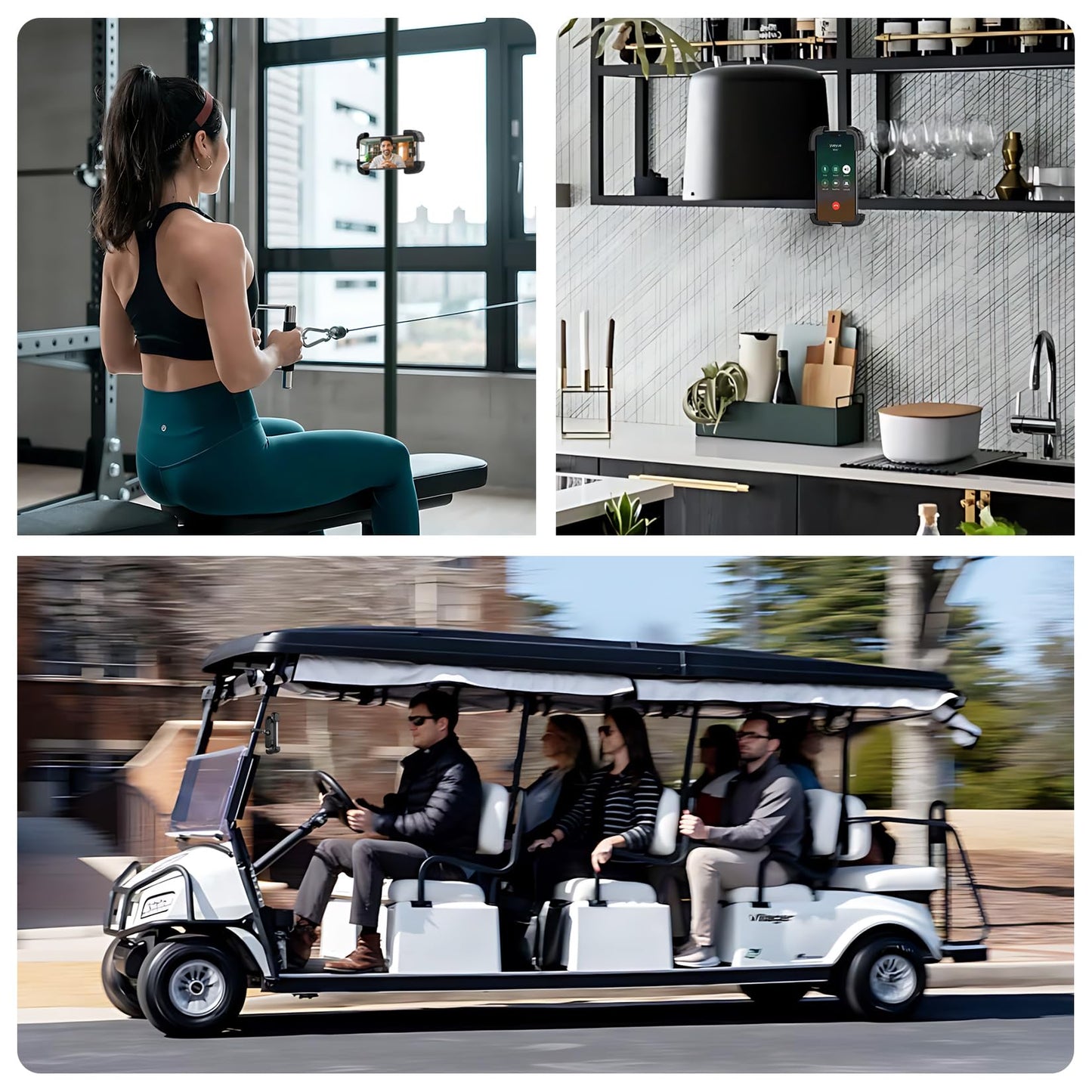Golf Cart Phone Holder.