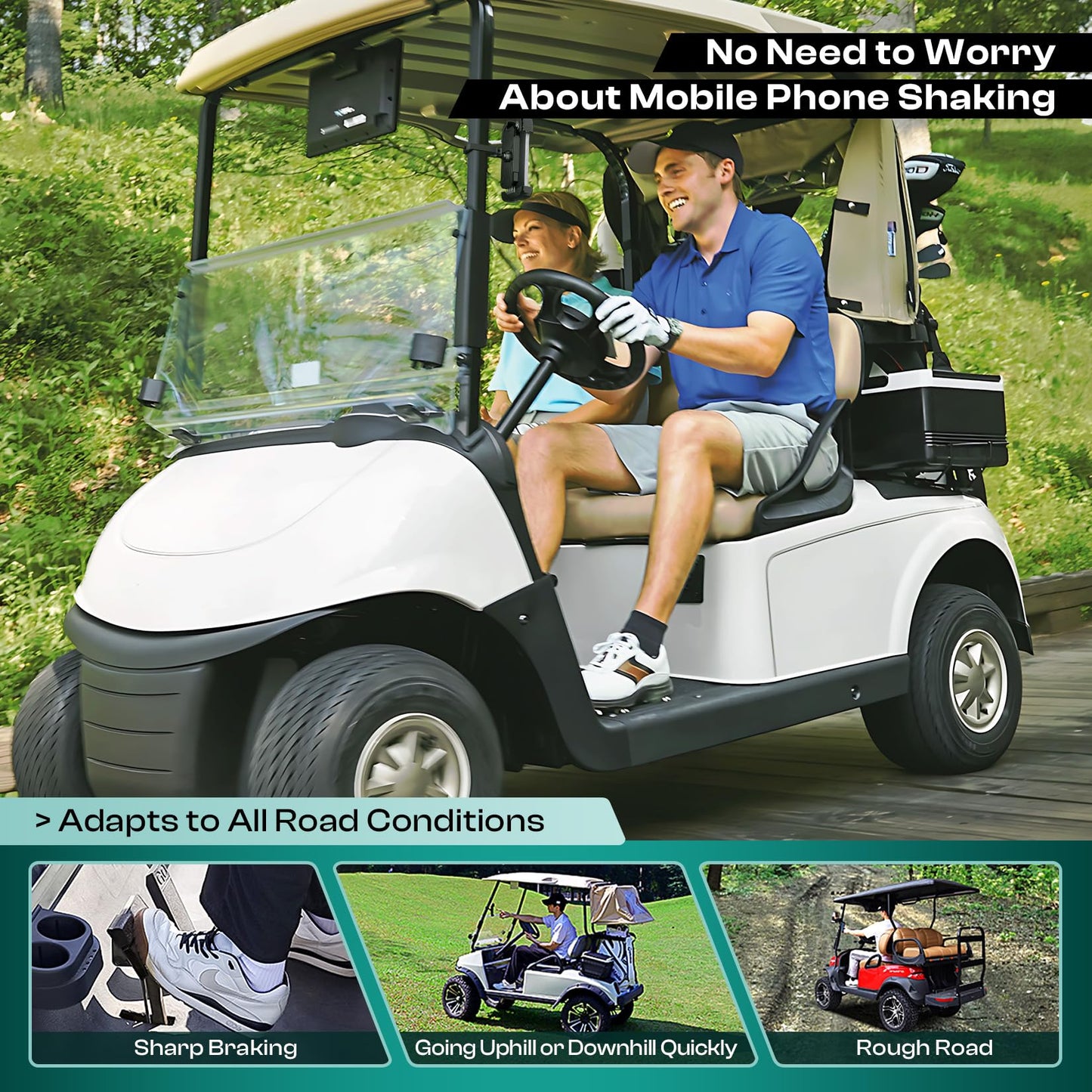 Golf Cart Phone Holder.