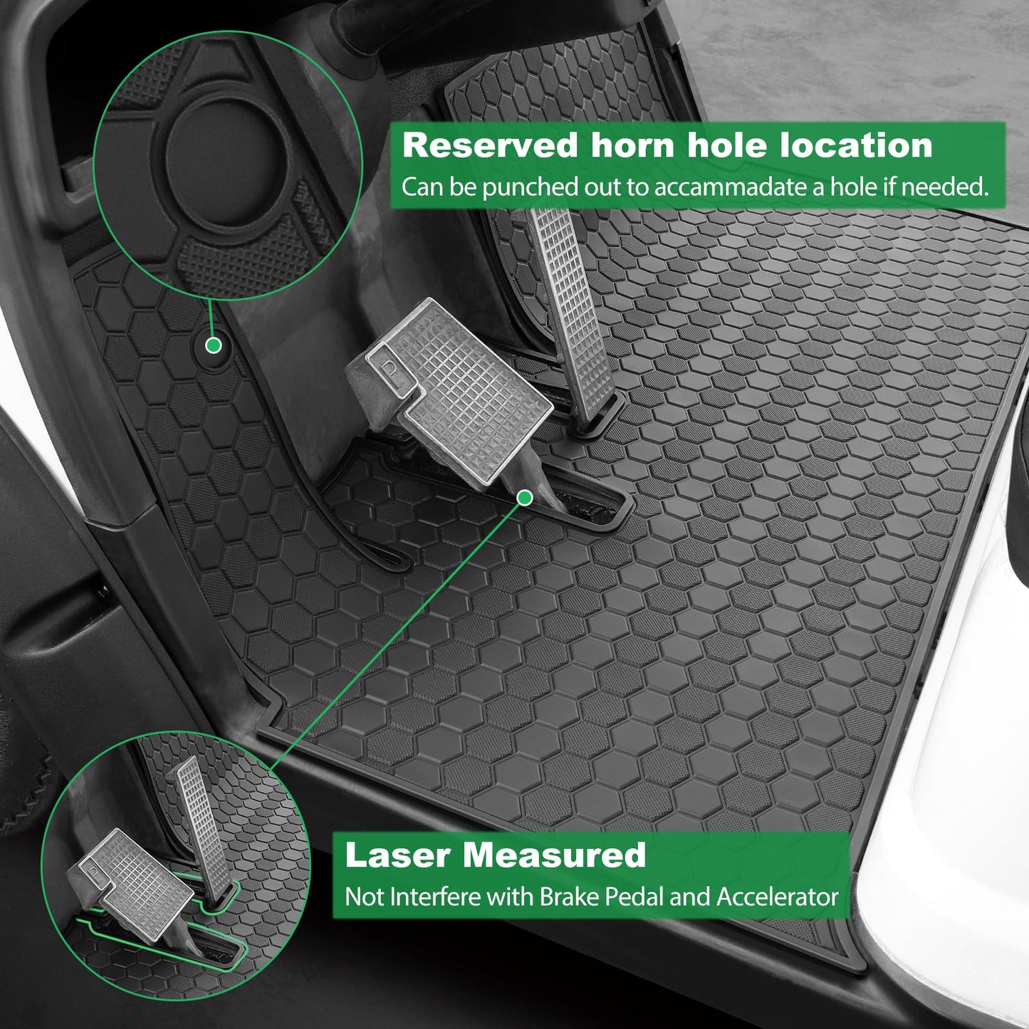 Yamaha Drive2 Golf Cart Floor Mat.