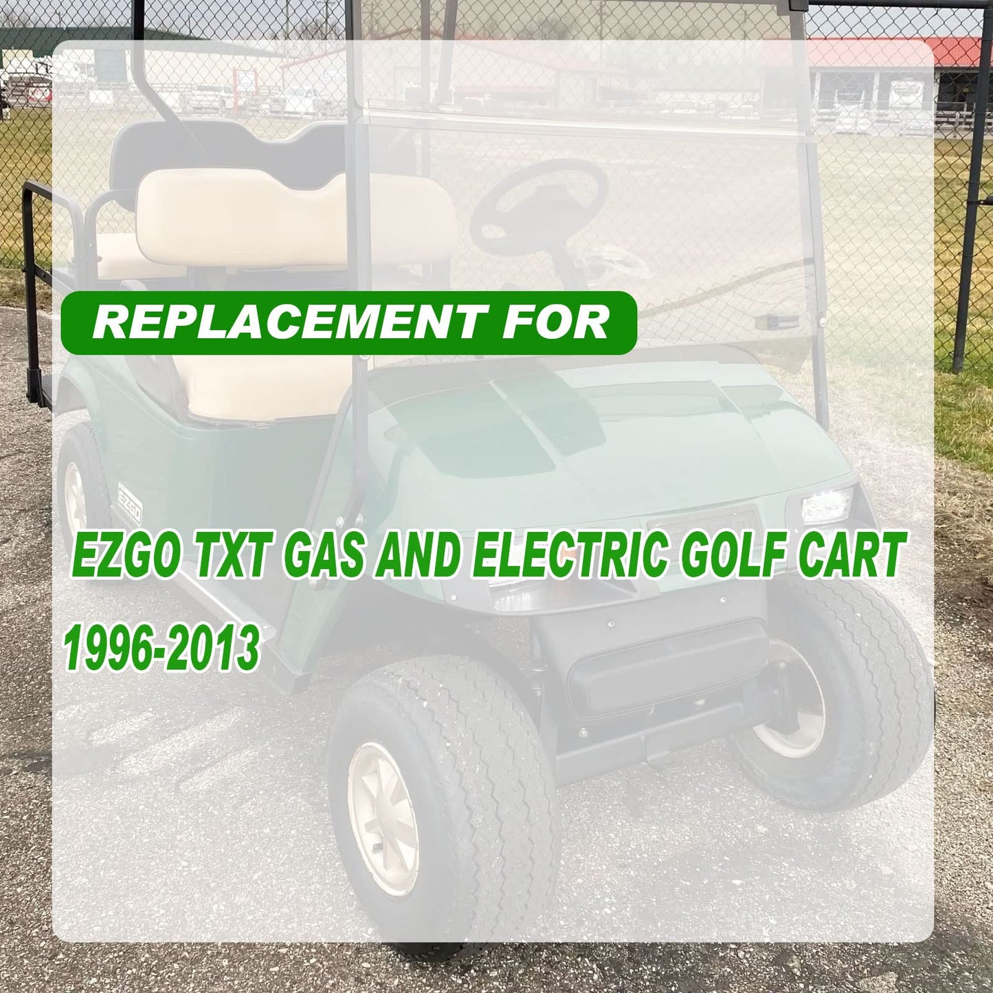 LED Headlight Tail Light Kit Compatible with EZGO TXT Golf Carts 1996-2013 12V.