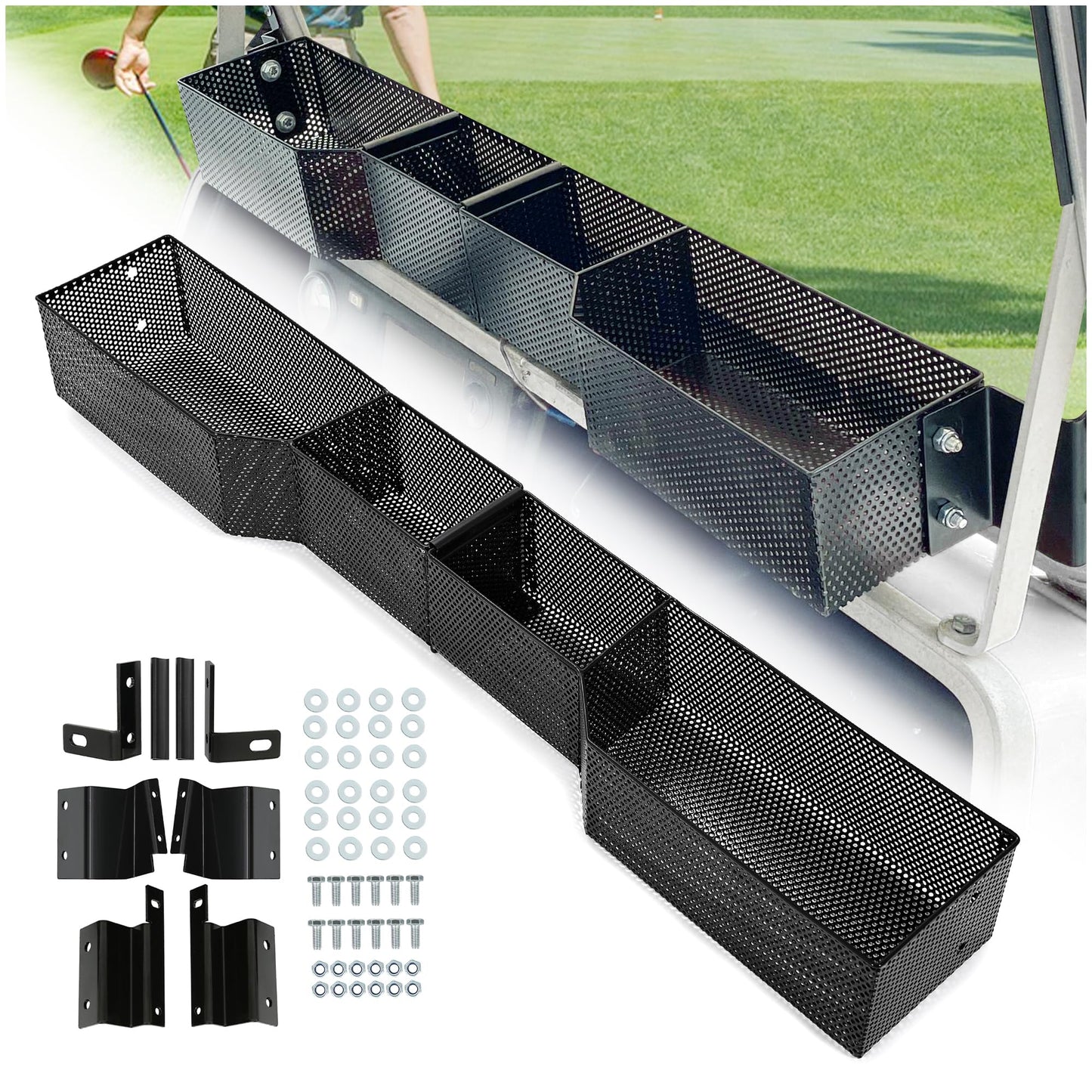 Front Inner Basket Compatible with 2000-Up Club Car DS & Precedent Golf Cart.