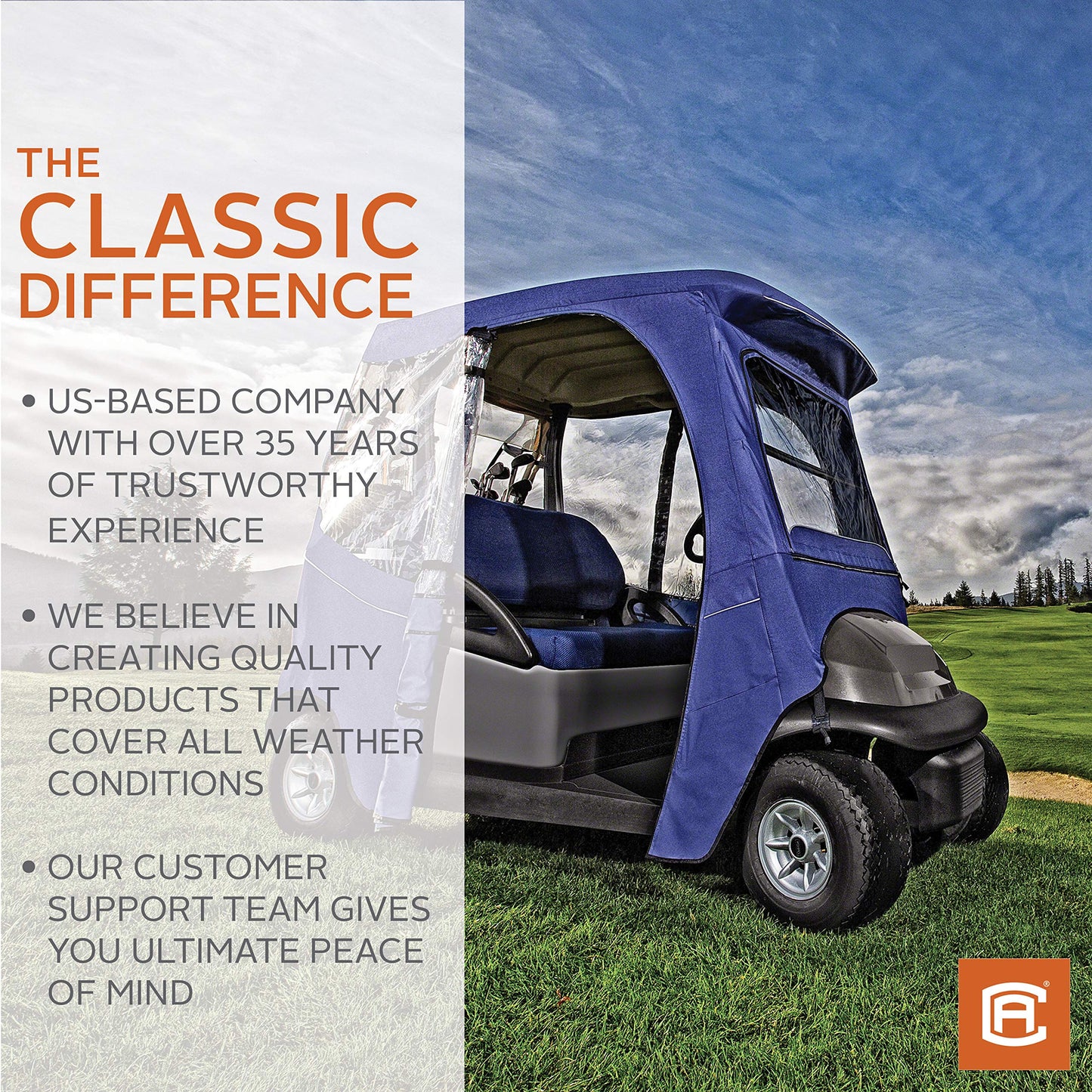 Classic Accessories Fairway Golf Cart Diamond Air Mesh Seat Cover
