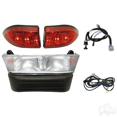 Light Bar Kit w/ Plug and Play Harness, Club Car Precedent 08.5+ w/ 12V Batteries