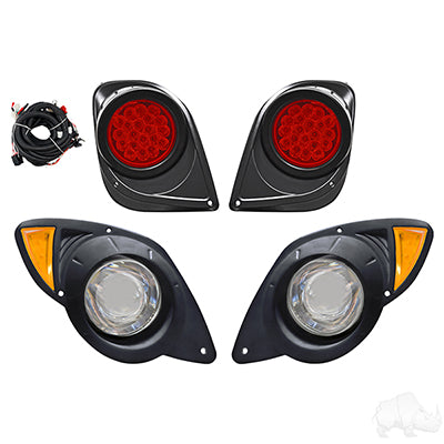 LED Light Kit w/ Plug and Play Harness, Yamaha Drive2, 12-48V