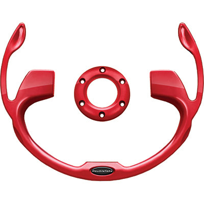 DoubleTake Pilot Steering Wheel Inserts, Universal, Red
