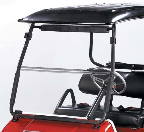 Club Car DS Folding Tinted Windshield (Years 2000-Up)