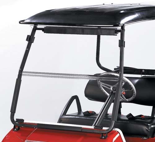 Club Car DS Folding Clear Windshield (Years 2000-Up)