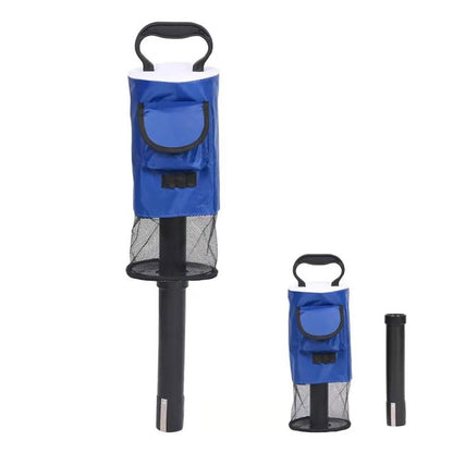 Golf Ball Retriever Bag with Detachable Tube, Convenient Storage for 70 Balls.