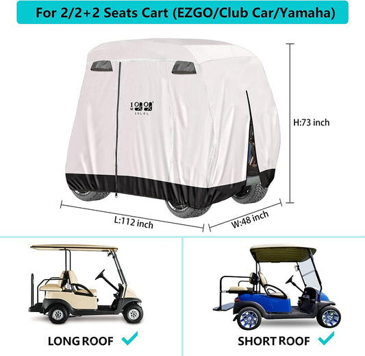 Golf Cart Covers Universal for Yamaha EZGO Club Car.
