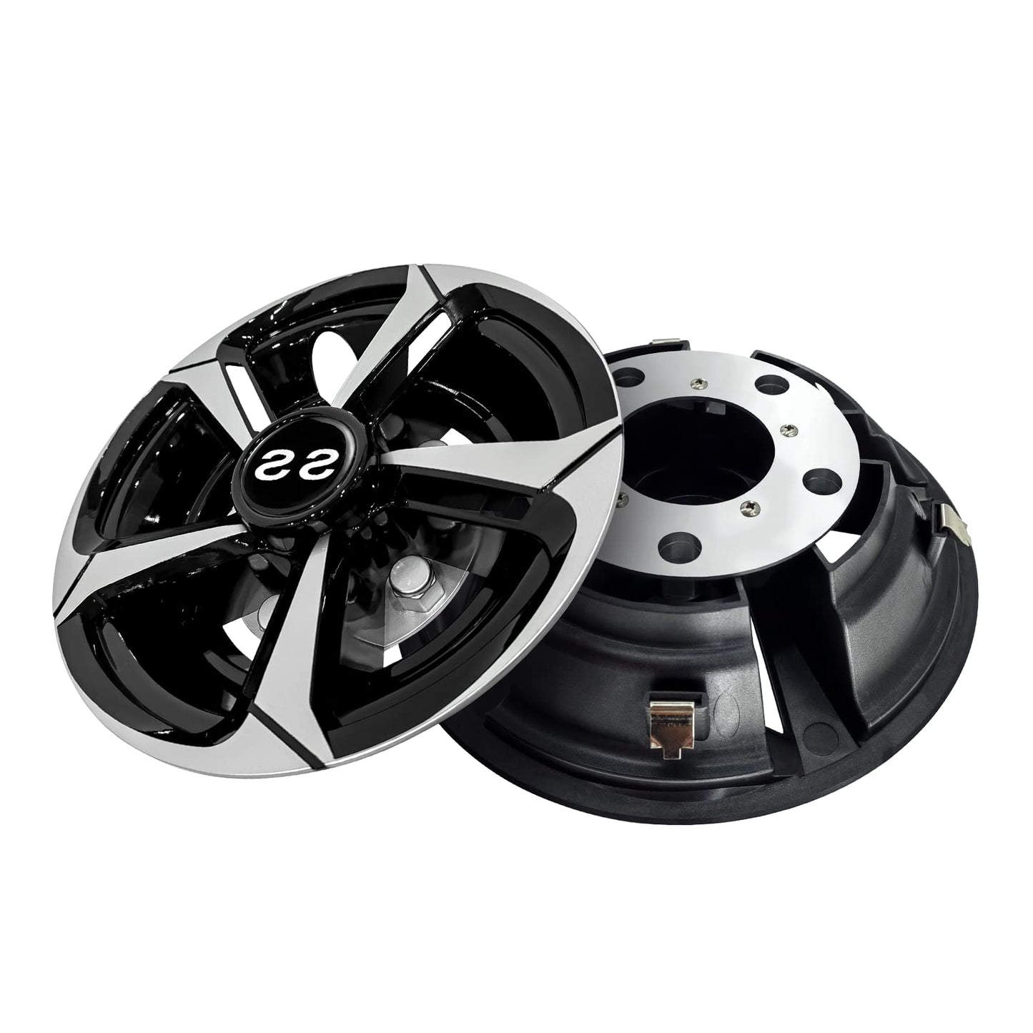 Golf Cart SS Wheel Covers Hub Caps for EZGO, Club Car,Yamaha 8 Inch Hubcaps.