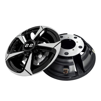 Golf Cart SS Wheel Covers Hub Caps for EZGO, Club Car,Yamaha 8 Inch Hubcaps.