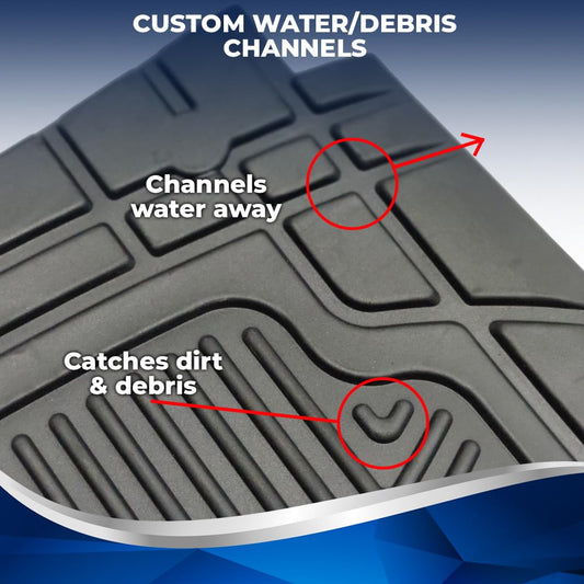 Golf Cart Floor Mat, New & Improved, 8mm Thick.