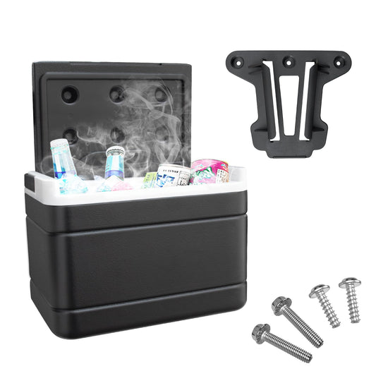 Golf Cart Cooler, Insulated with Mounting Bracket for Club Car Precedent Tempo.