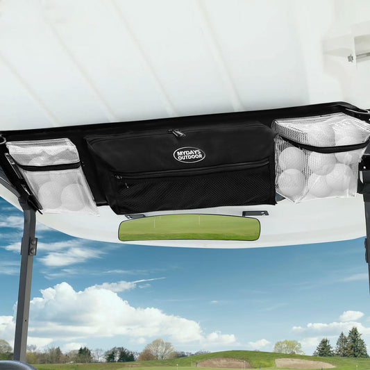 Golf Cart Ceiling Storage Bag to suit Club Car Precedent and Tempo.