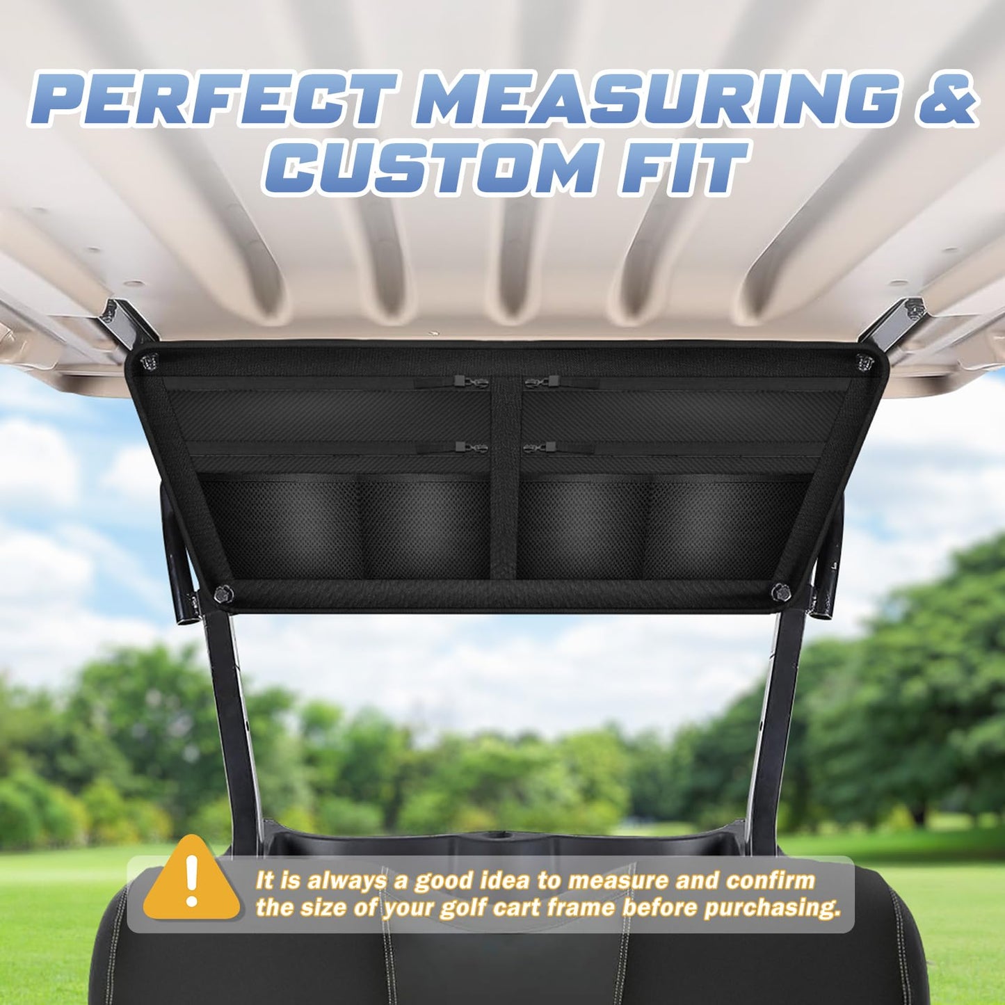 Golf Cart Overhead Storage Bag.