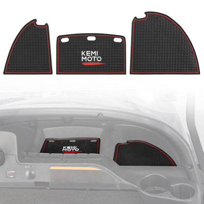 Golf Cart Dash Liner Mats Compatible with Club Car Precedent (2004-2023) and Onward&Tempo (2007-2023)