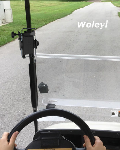 Golf Cart Phone Holder - Compatible with EZGO/Club Car/Yamaha.