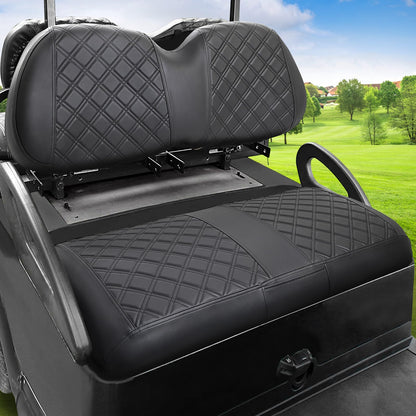 Club Car Precedent Seat Covers, Thick Vinyl Leather Comfortable/Easy to Clean.