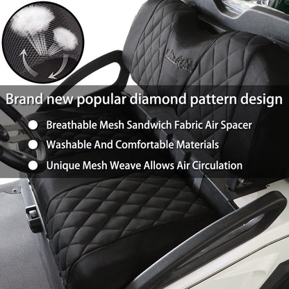 Golf Cart Seat Covers for Club Car Precedent,DS and Yamaha.