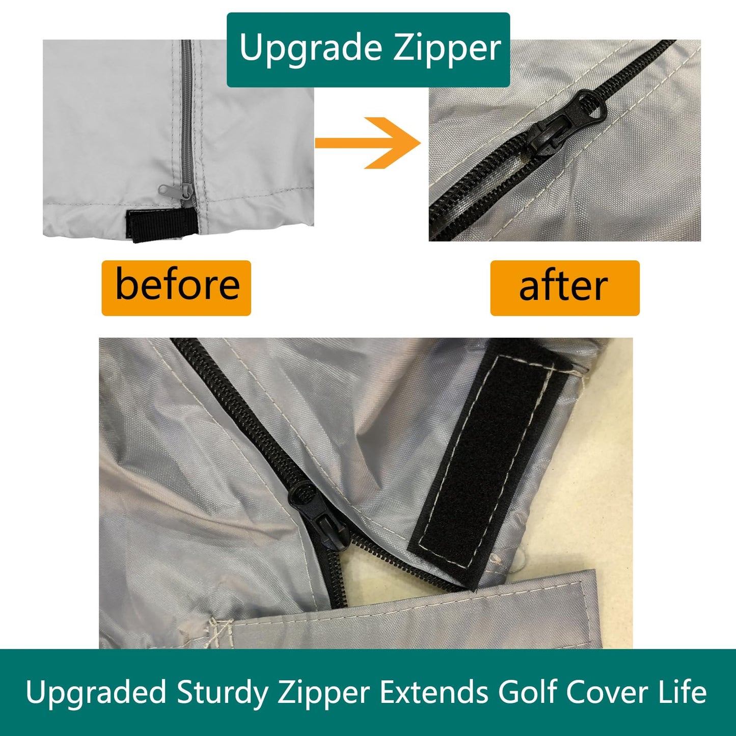 Golf Cart Cover Which Suits Club Car, EZGO and Yamaha.